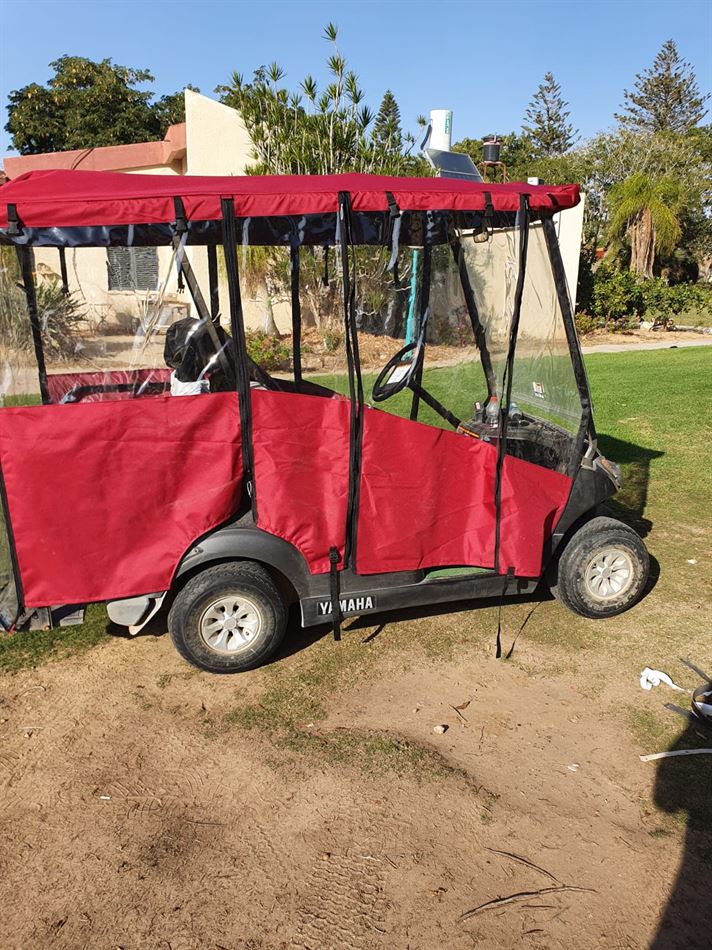 כיסוי גשם לרכב תפעולי  CLUBCAR קצר, CLUBCAR עם 2 מושבים, ימאהה קצר, ימאהה ארוך, מרשל, איזיגו וגולף קאר התקשרו אלינו לקבלת הצעת מחיר